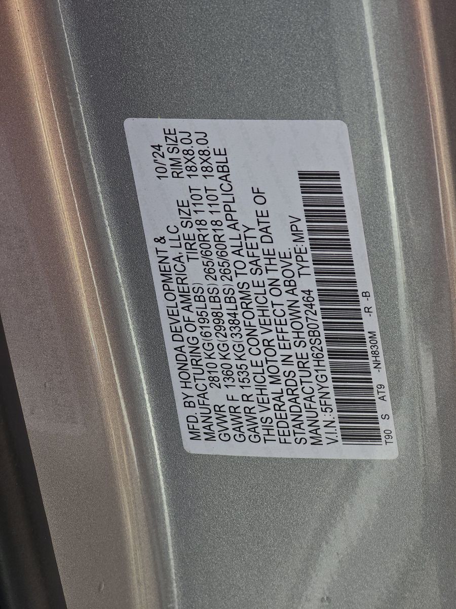 2025 Honda Pilot TrailSport AWD