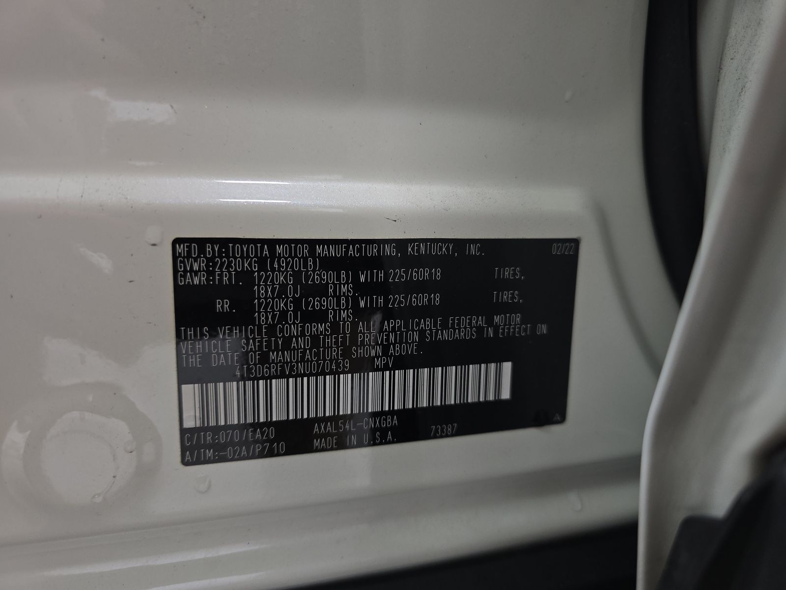 2022 Toyota RAV4 Hybrid Limited AWD