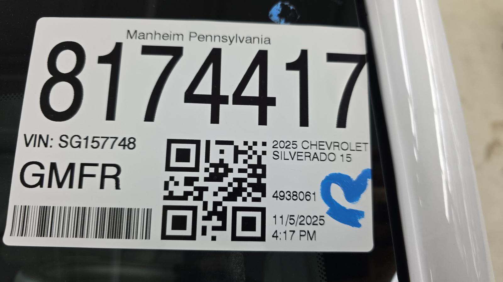 2025 Chevrolet Silverado 1500 Custom Trail Boss AWD