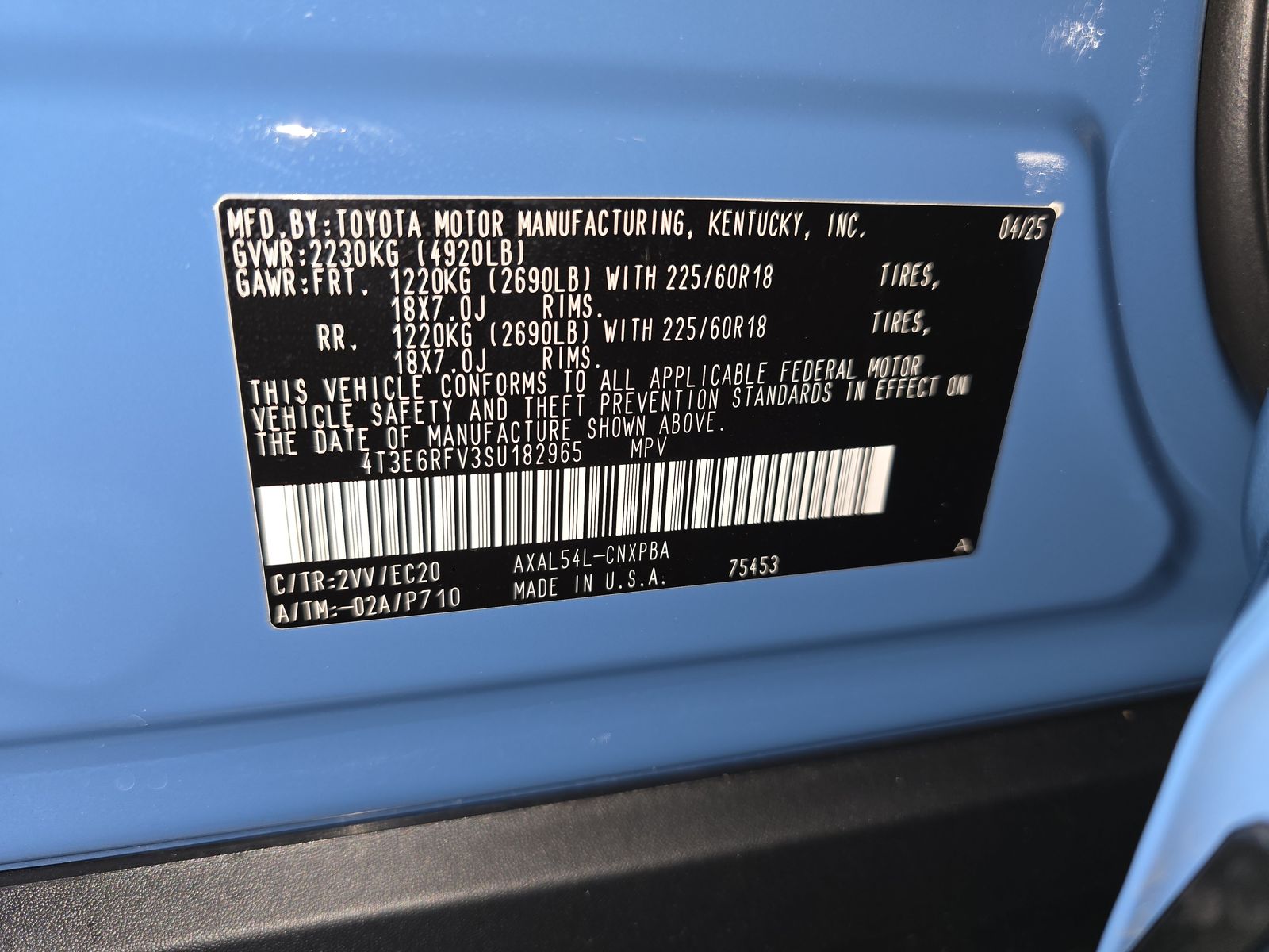 2025 Toyota RAV4 Hybrid XSE AWD