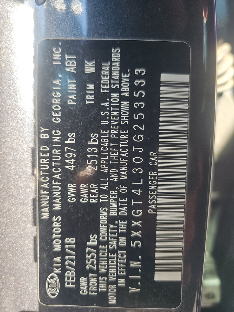 2018 Kia Optima S FWD