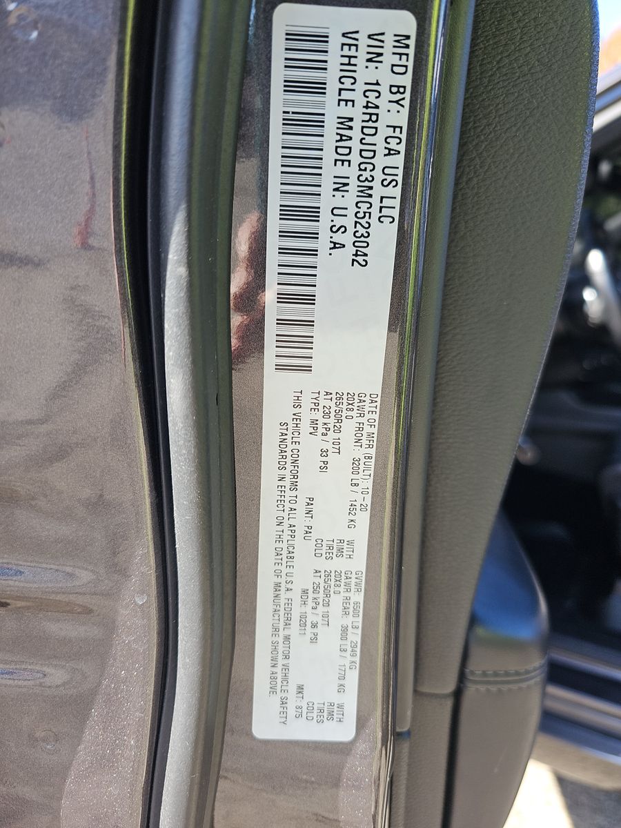 2021 Dodge Durango GT AWD