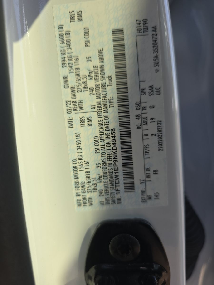 2022 Ford F-150 XLT AWD