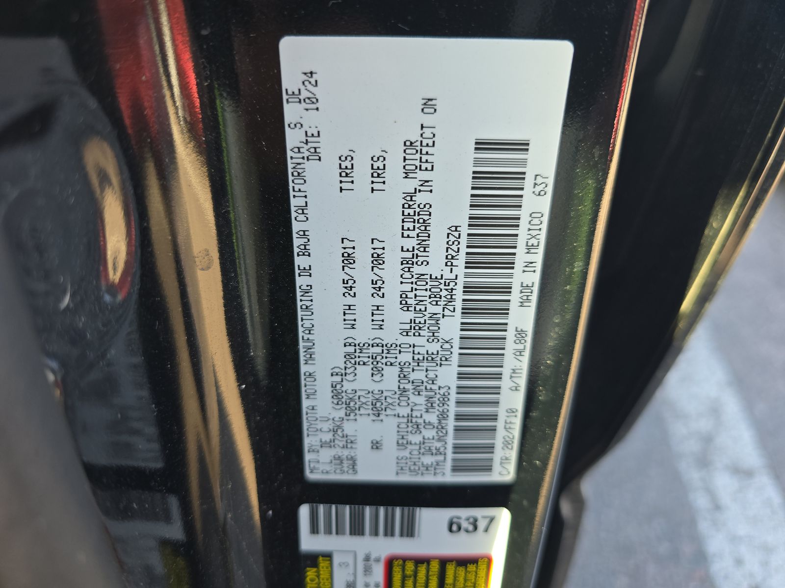 2024 Toyota Tacoma SR5 AWD