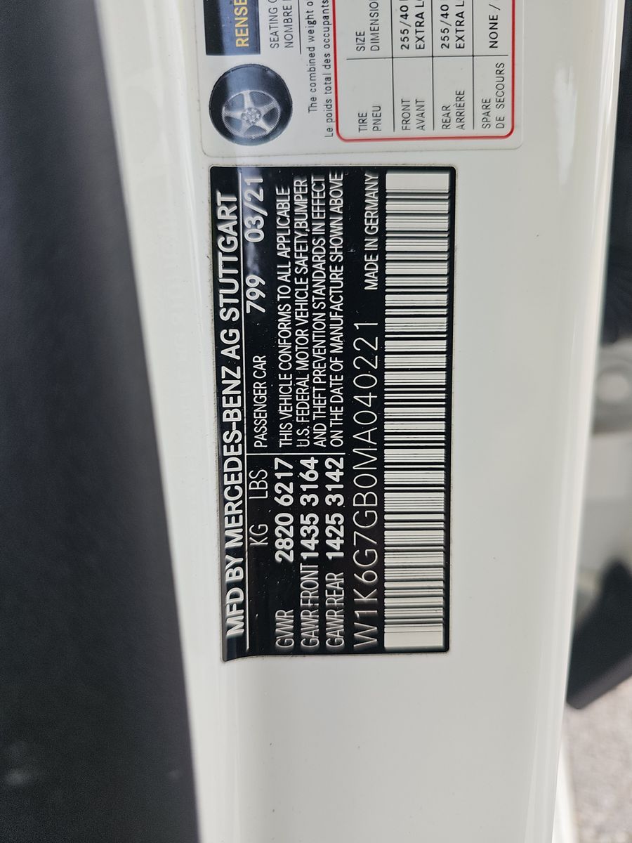 2021 Mercedes-Benz S-Class S 580 AWD