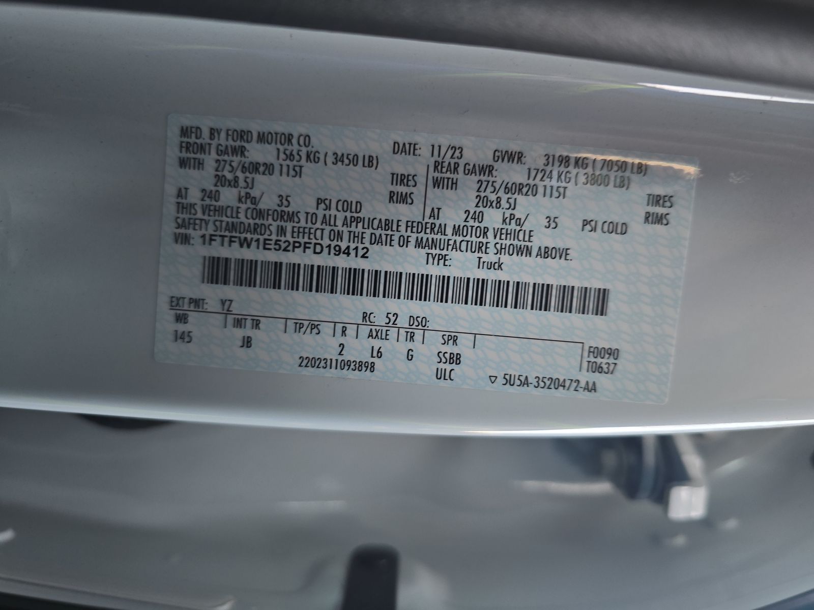 2023 Ford F-150 XL AWD