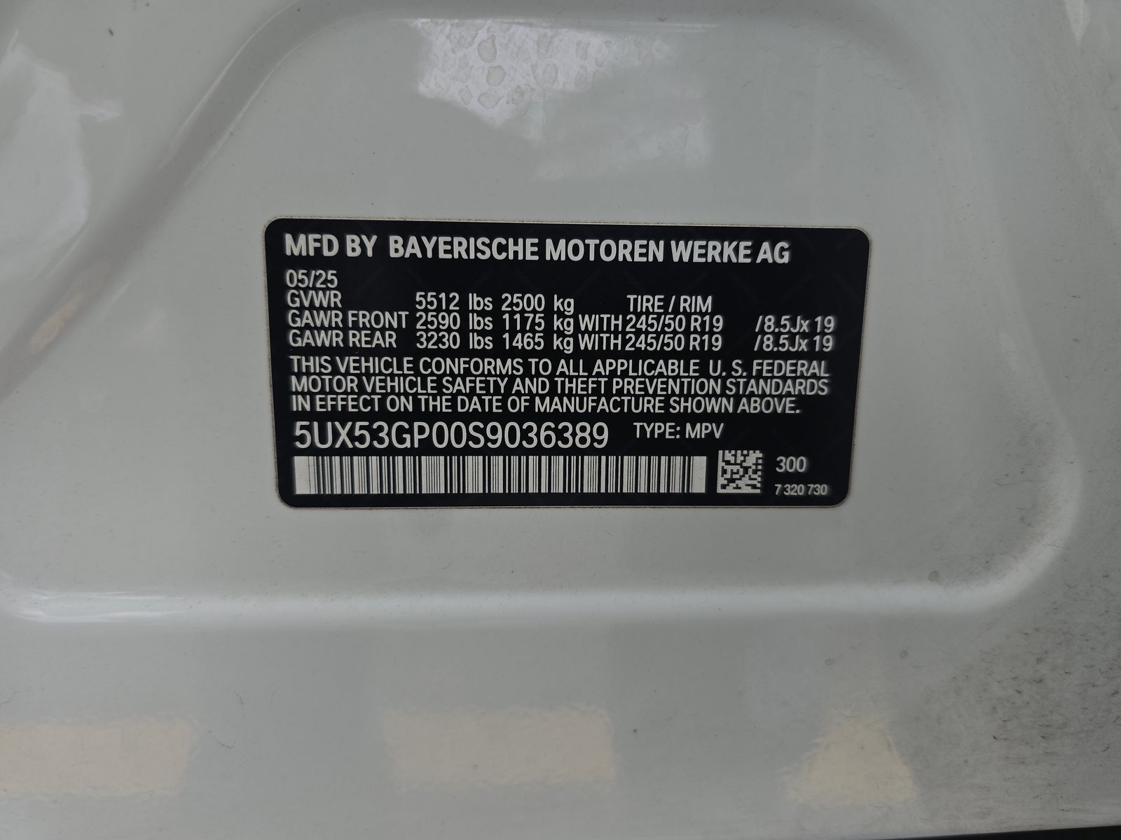 2025 BMW X3 xDrive30i AWD