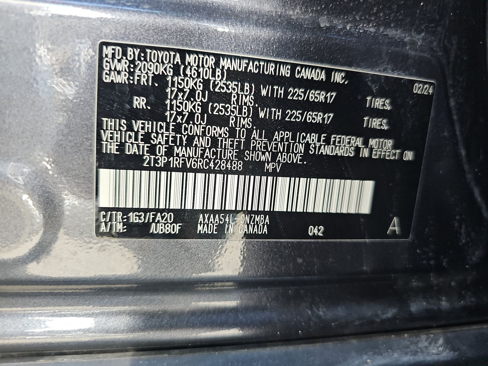 2024 Toyota RAV4 XLE AWD