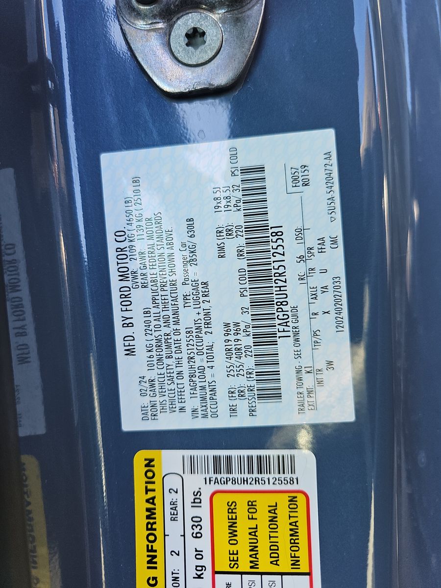 2024 Ford Mustang EcoBoost Premium RWD