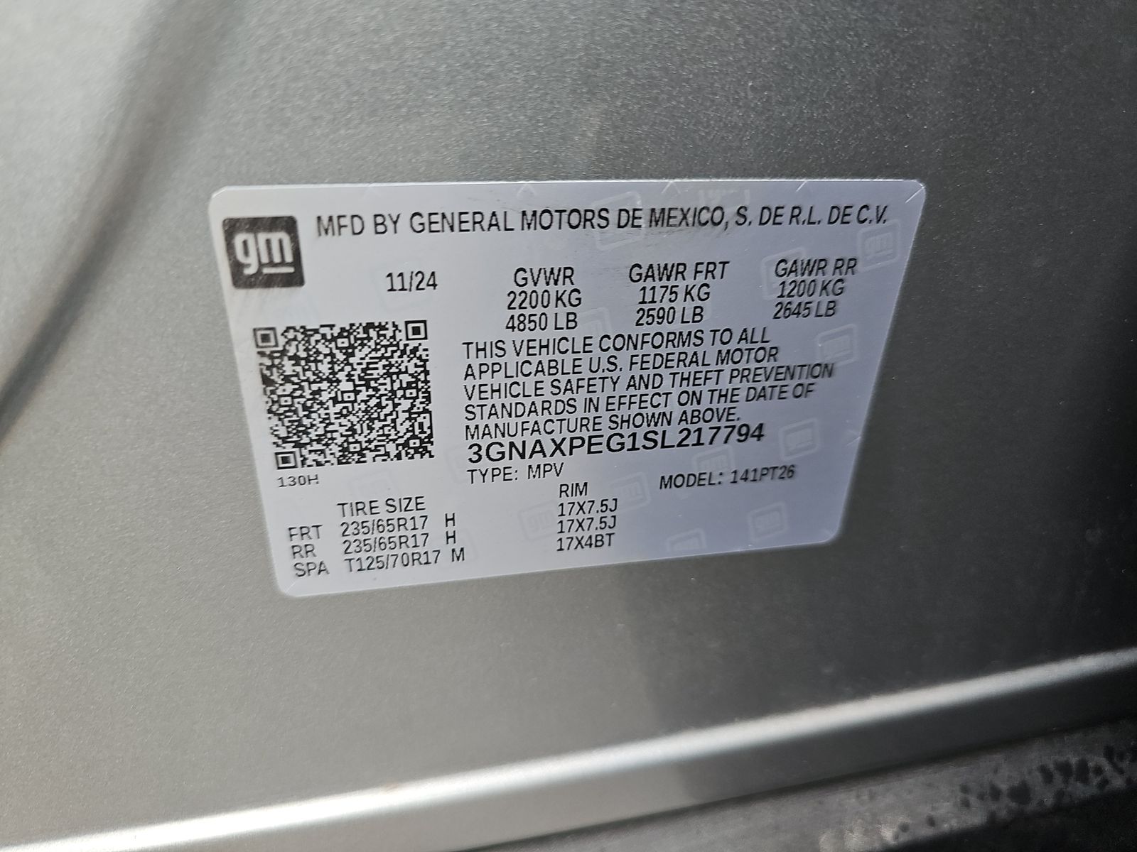 2025 Chevrolet Equinox LT AWD