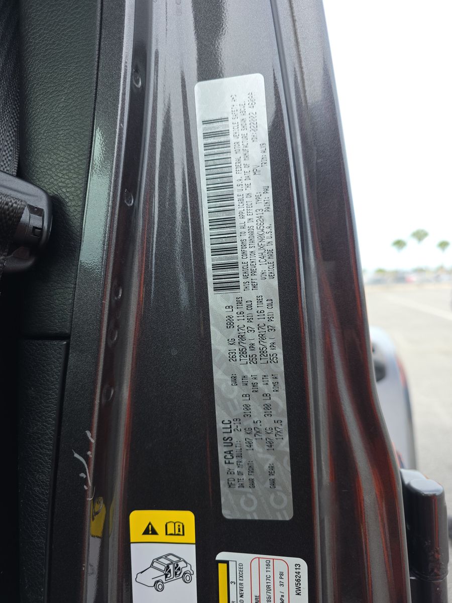 2019 Jeep Wrangler Unlimited Rubicon AWD