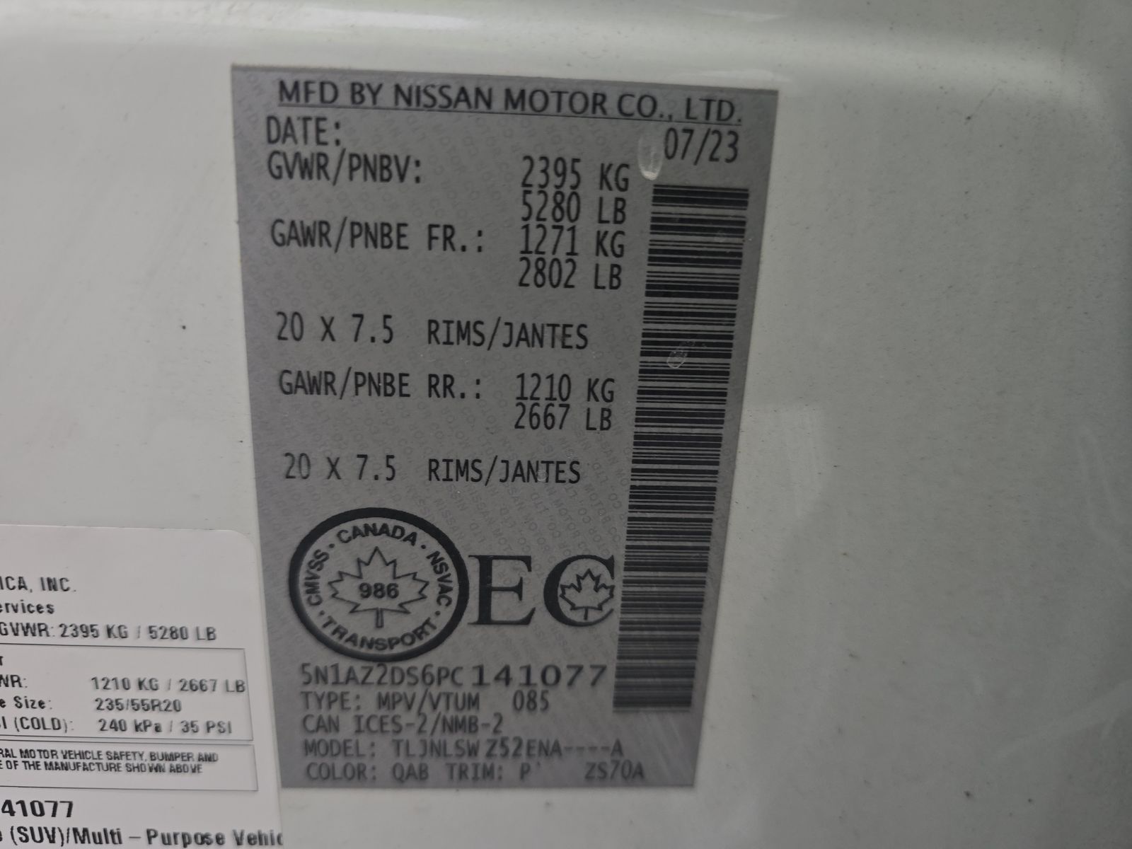 2023 Nissan Murano Platinum AWD