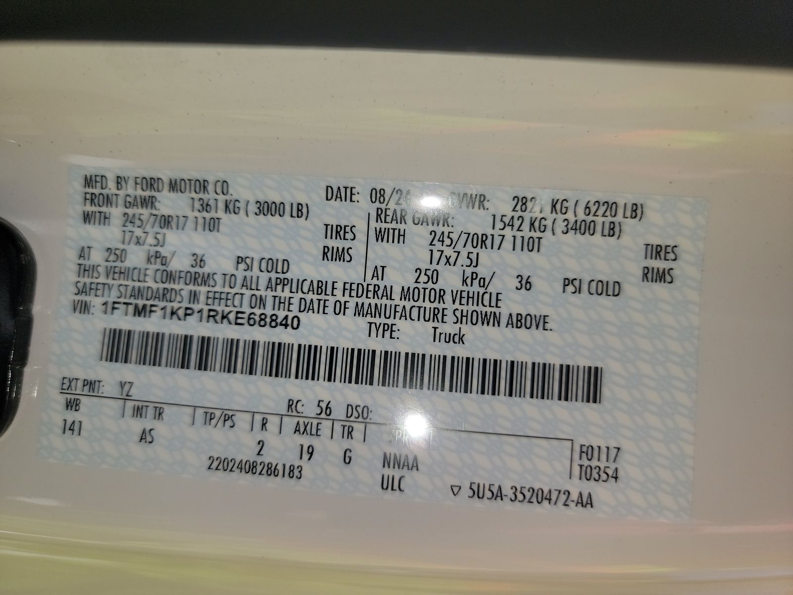 2024 Ford F-150 XL RWD