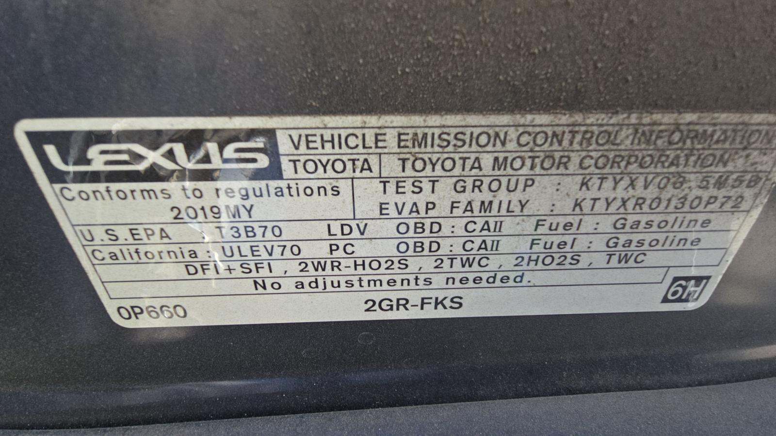 2019 Lexus ES ES 350 FWD