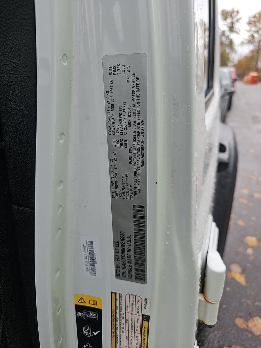 2022 Jeep Wrangler Unlimited Willys Edition AWD