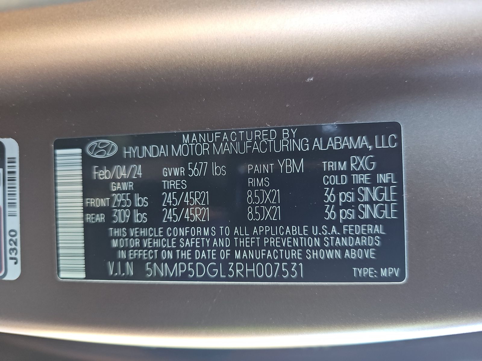 2024 Hyundai Santa Fe Calligraphy AWD