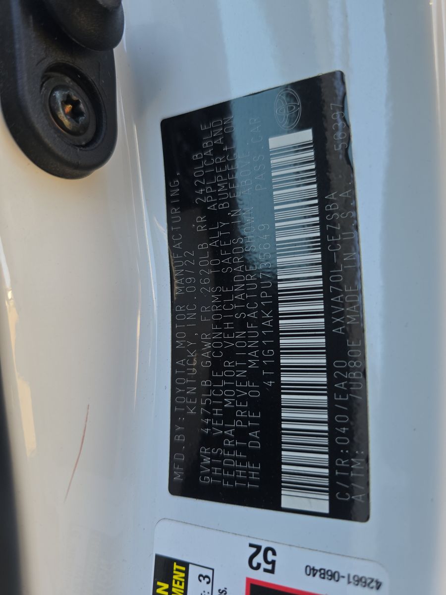 2023 Toyota Camry SE FWD