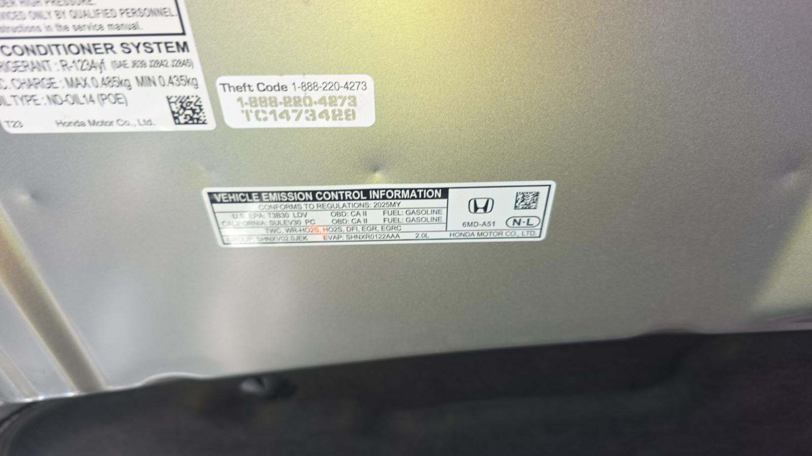 2025 Honda Civic Sport FWD