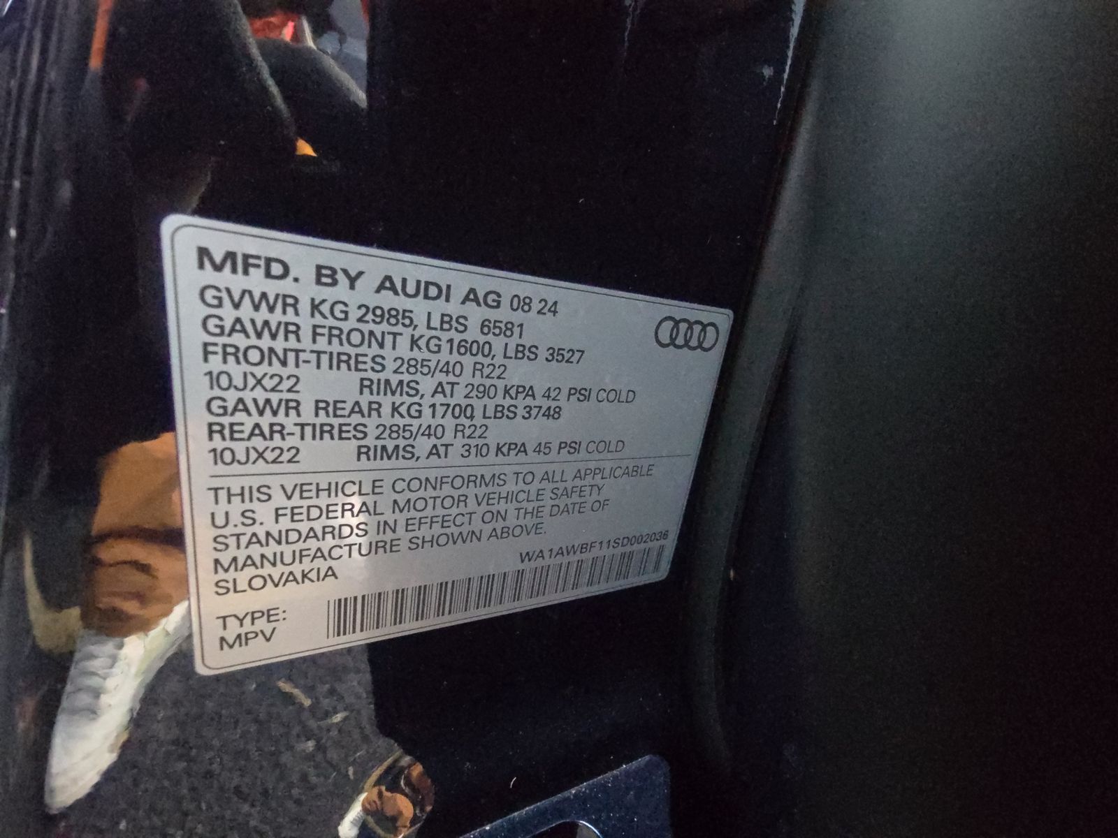 2025 Audi SQ8 Premium Plus AWD