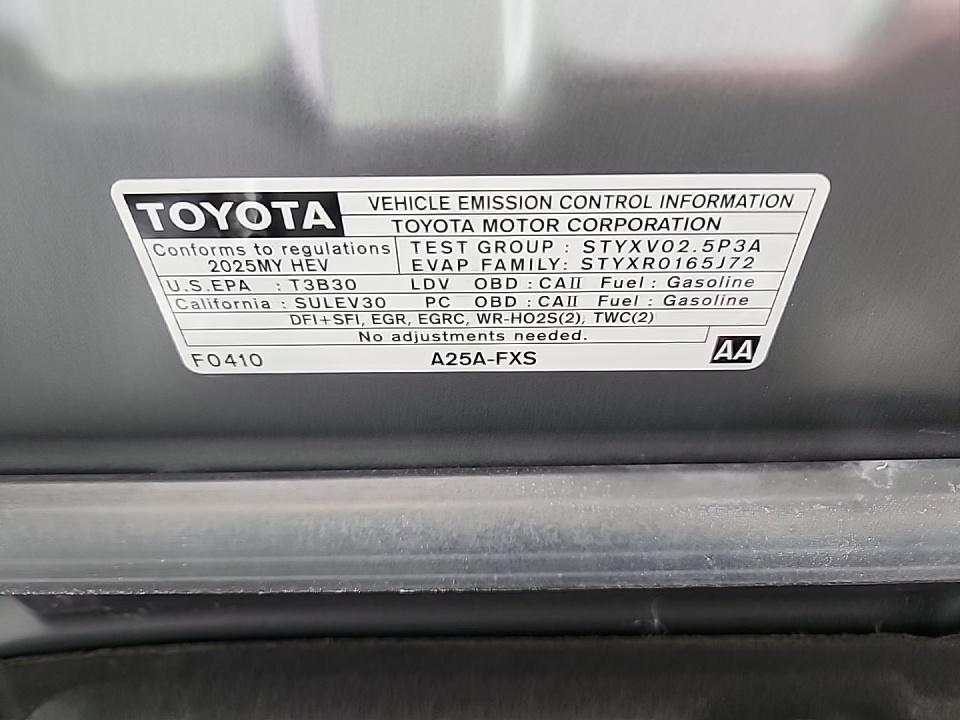 2025 Toyota Camry XSE AWD