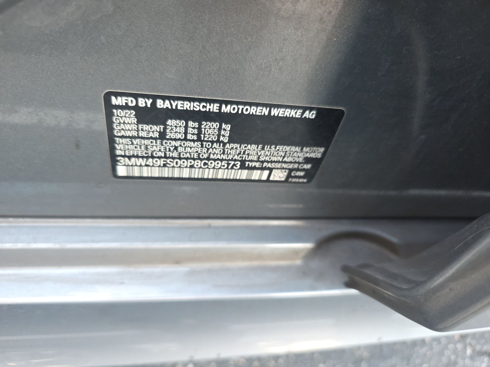 2023 BMW 3 Series M340i RWD