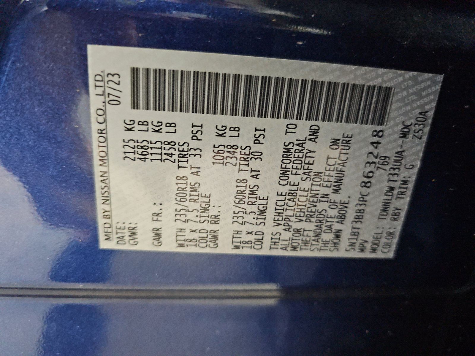 2023 Nissan Rogue SV AWD