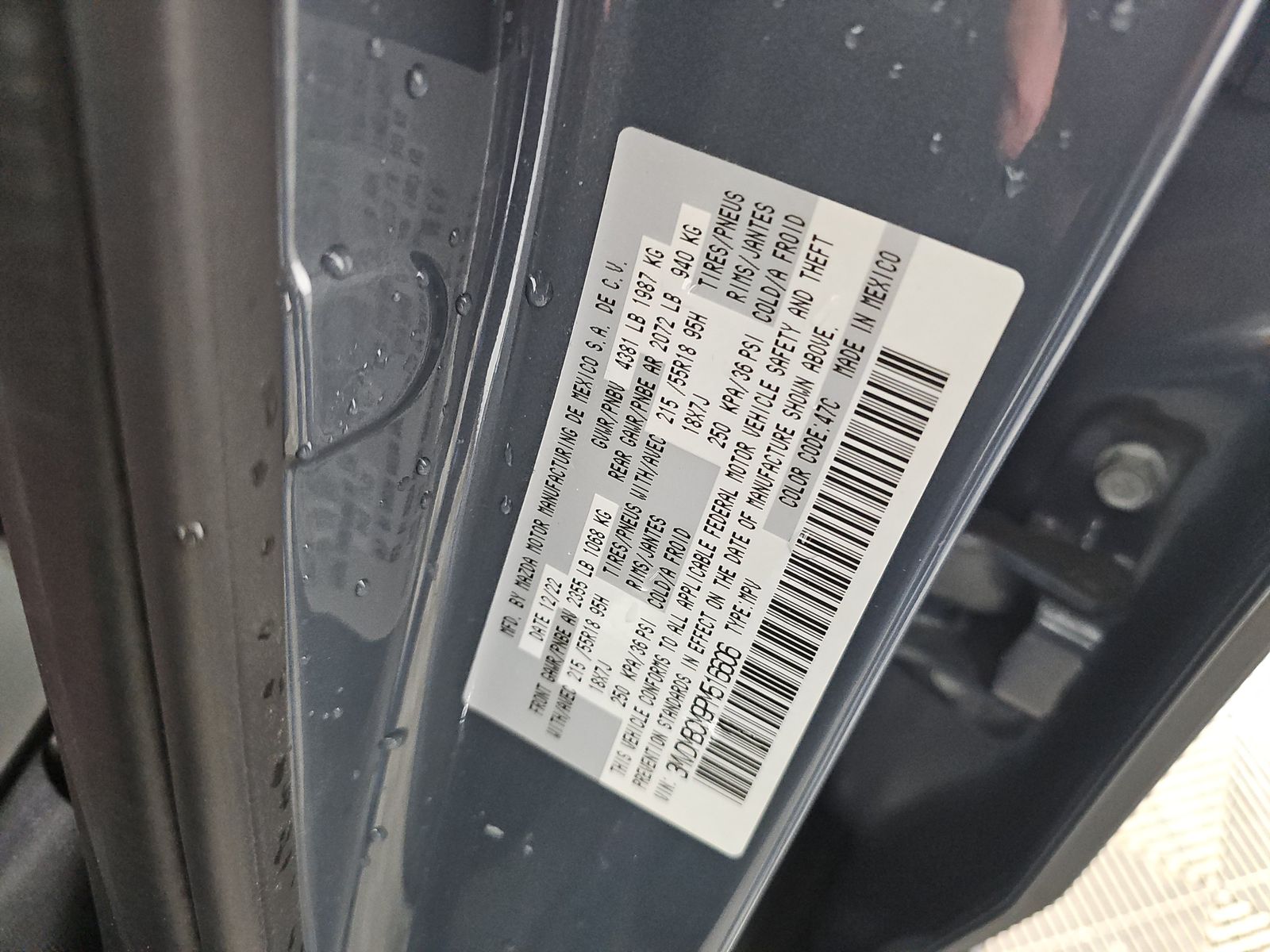 2023 MAZDA CX-30 2.5 S Carbon Edition AWD