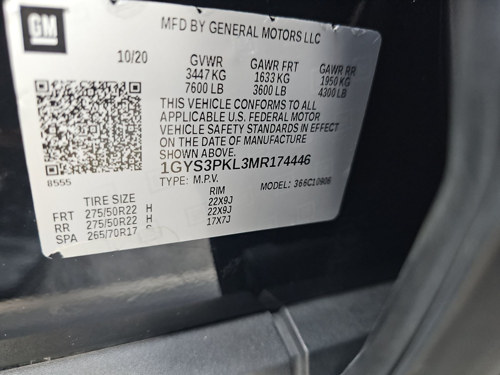 2021 Cadillac Escalade ESV Sport RWD