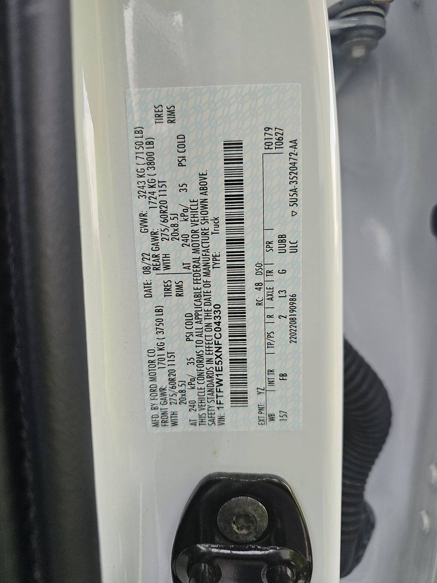 2022 Ford F-150 XLT AWD