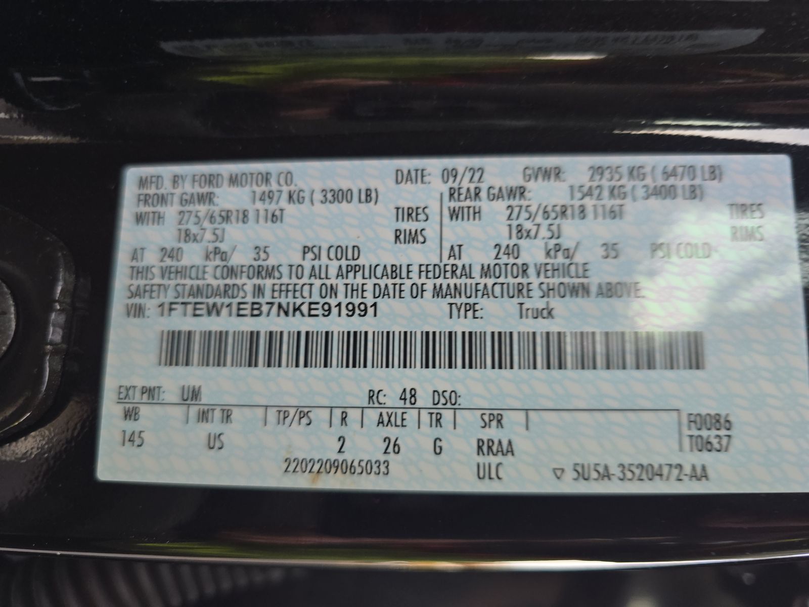 2022 Ford F-150 XLT AWD