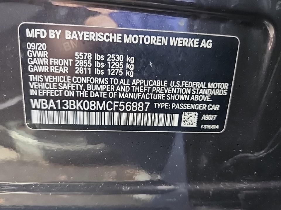 2021 BMW 5 Series M550i xDrive AWD