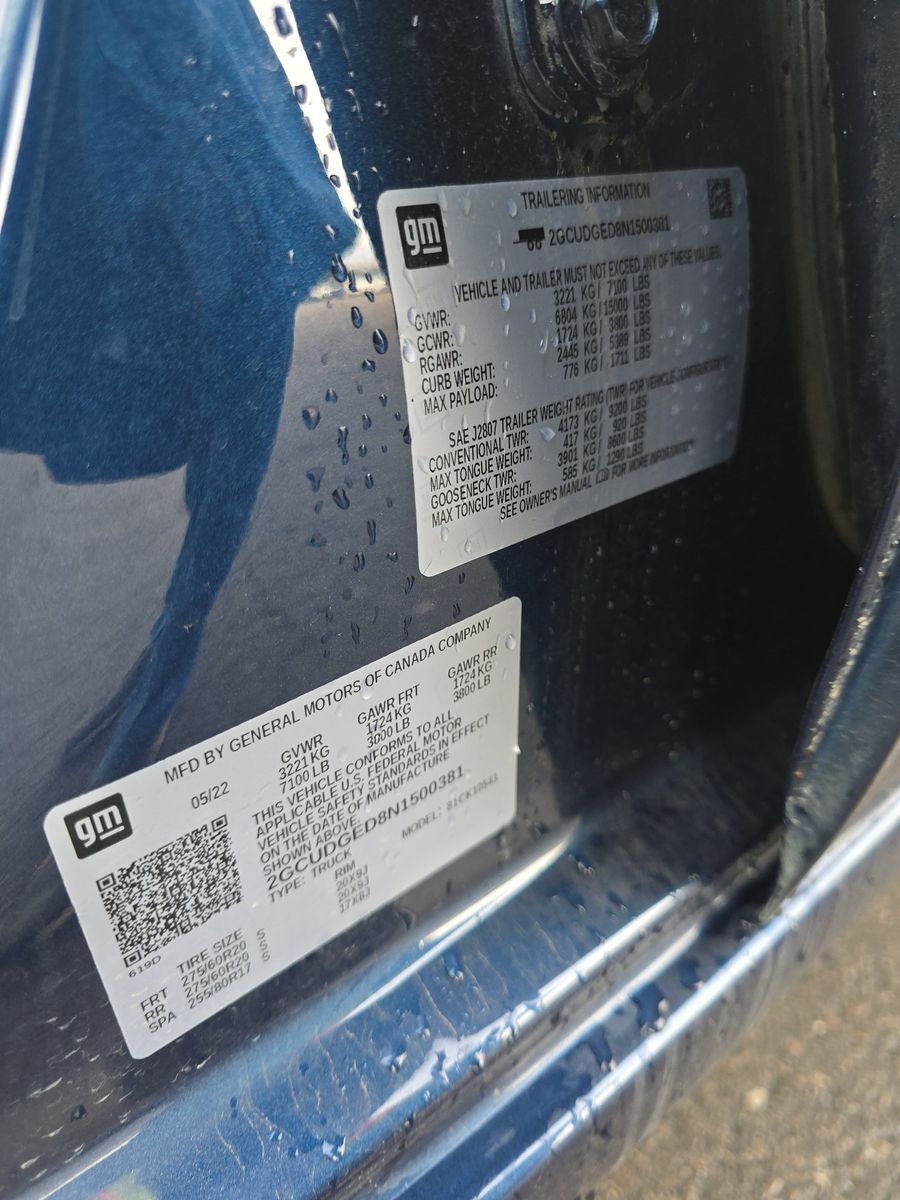 2022 Chevrolet Silverado 1500 LTZ AWD