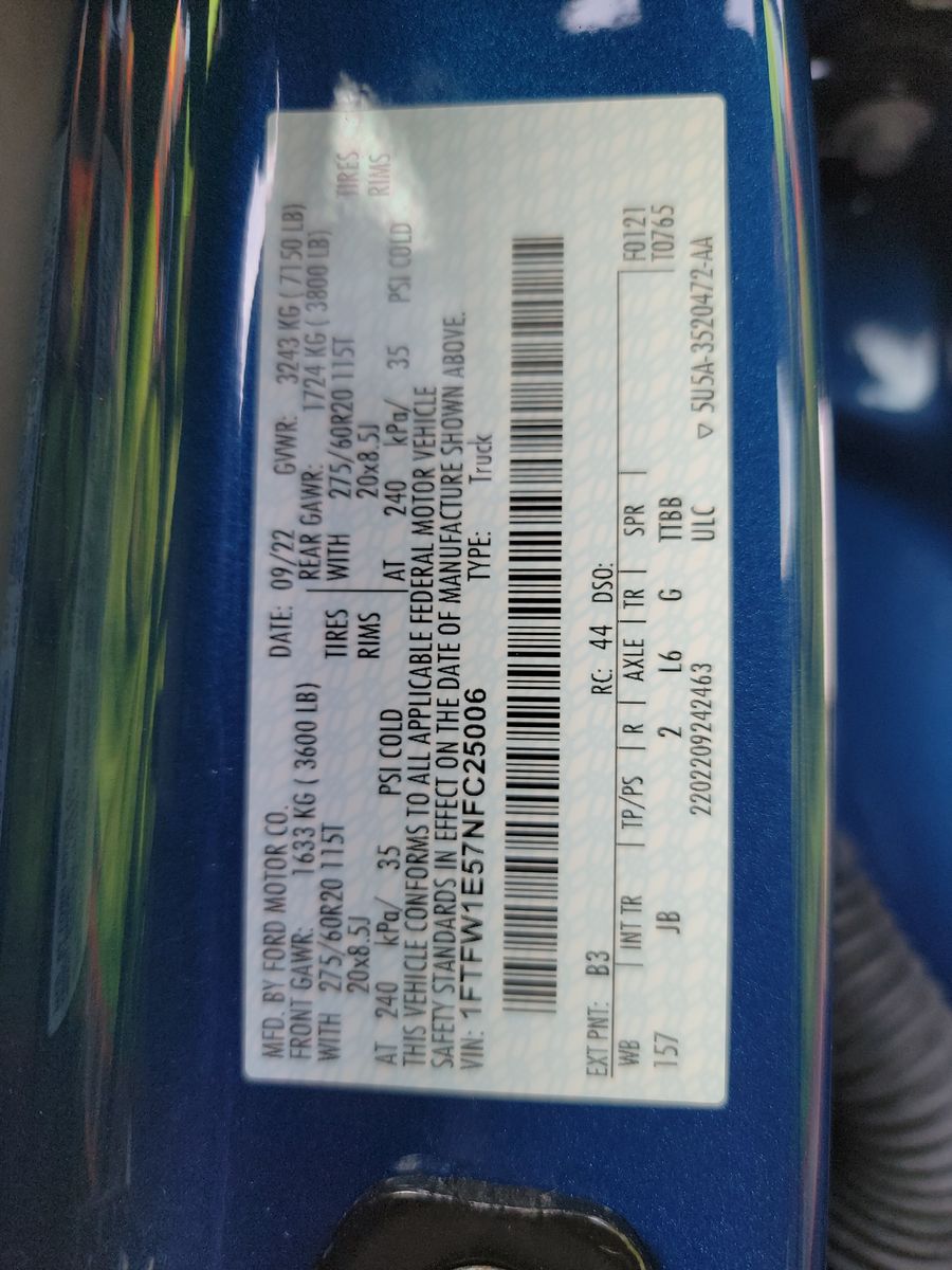 2022 Ford F-150 XL AWD