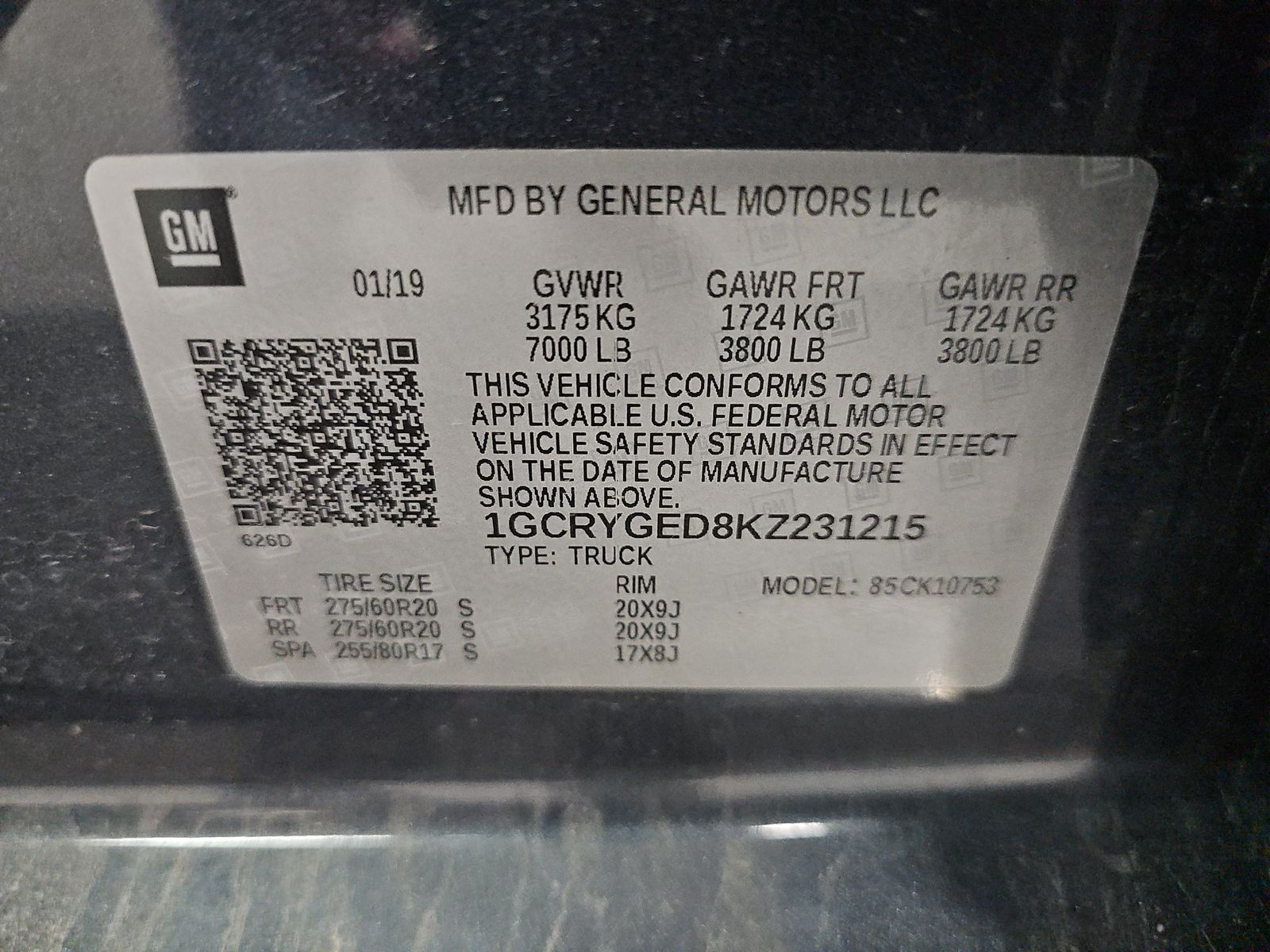 2019 Chevrolet Silverado 1500 LTZ AWD