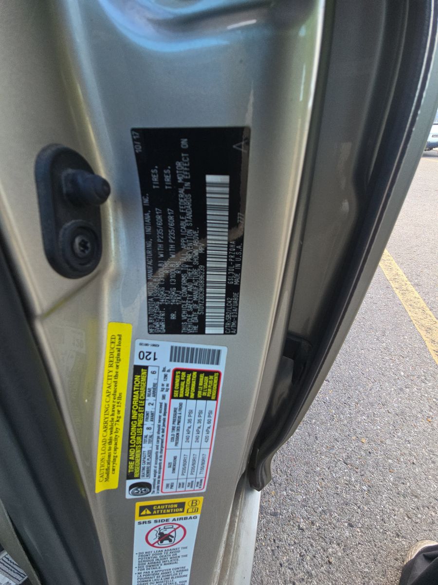 2017 Toyota Sienna XLE FWD