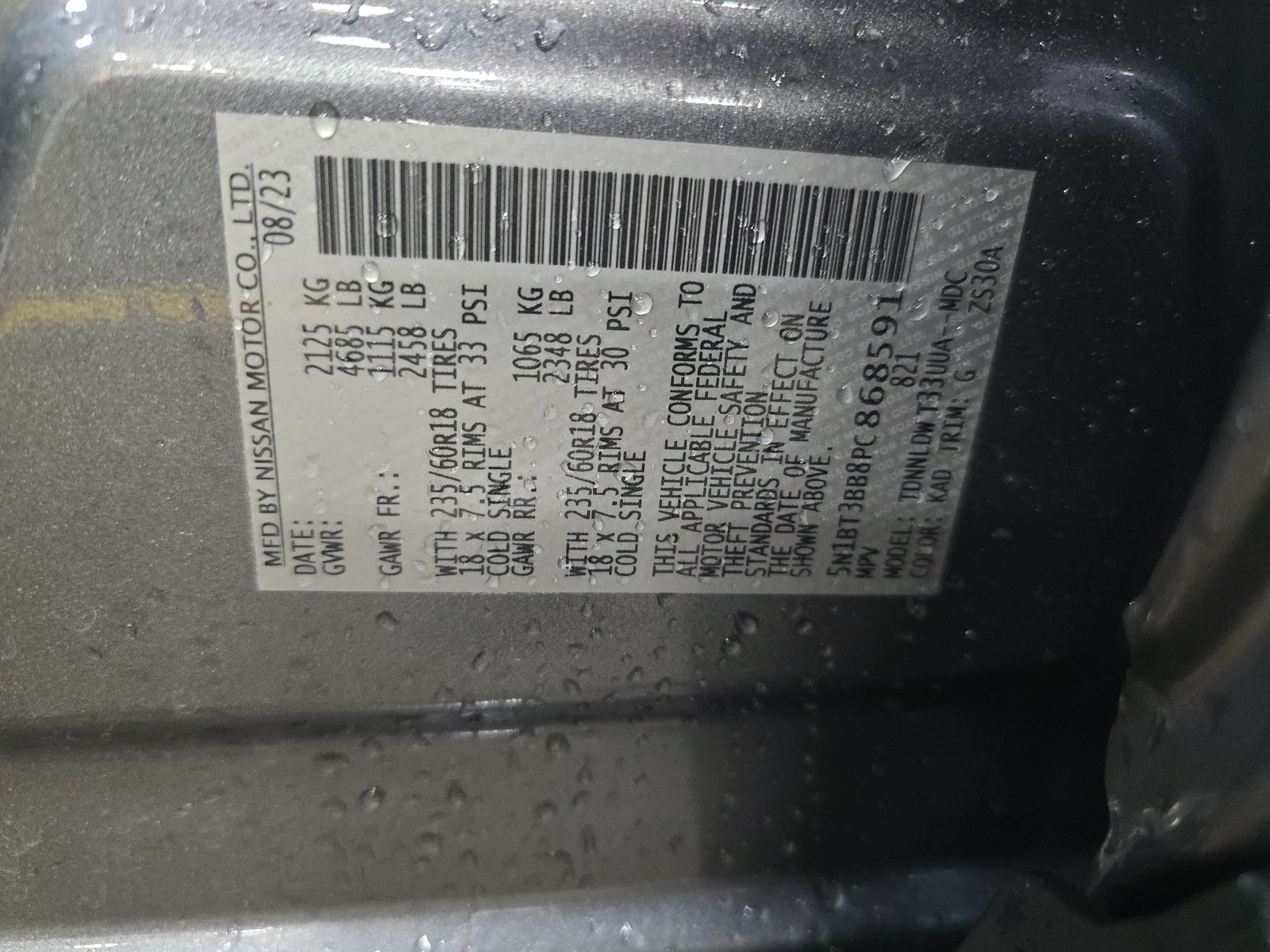 2023 Nissan Rogue SV AWD