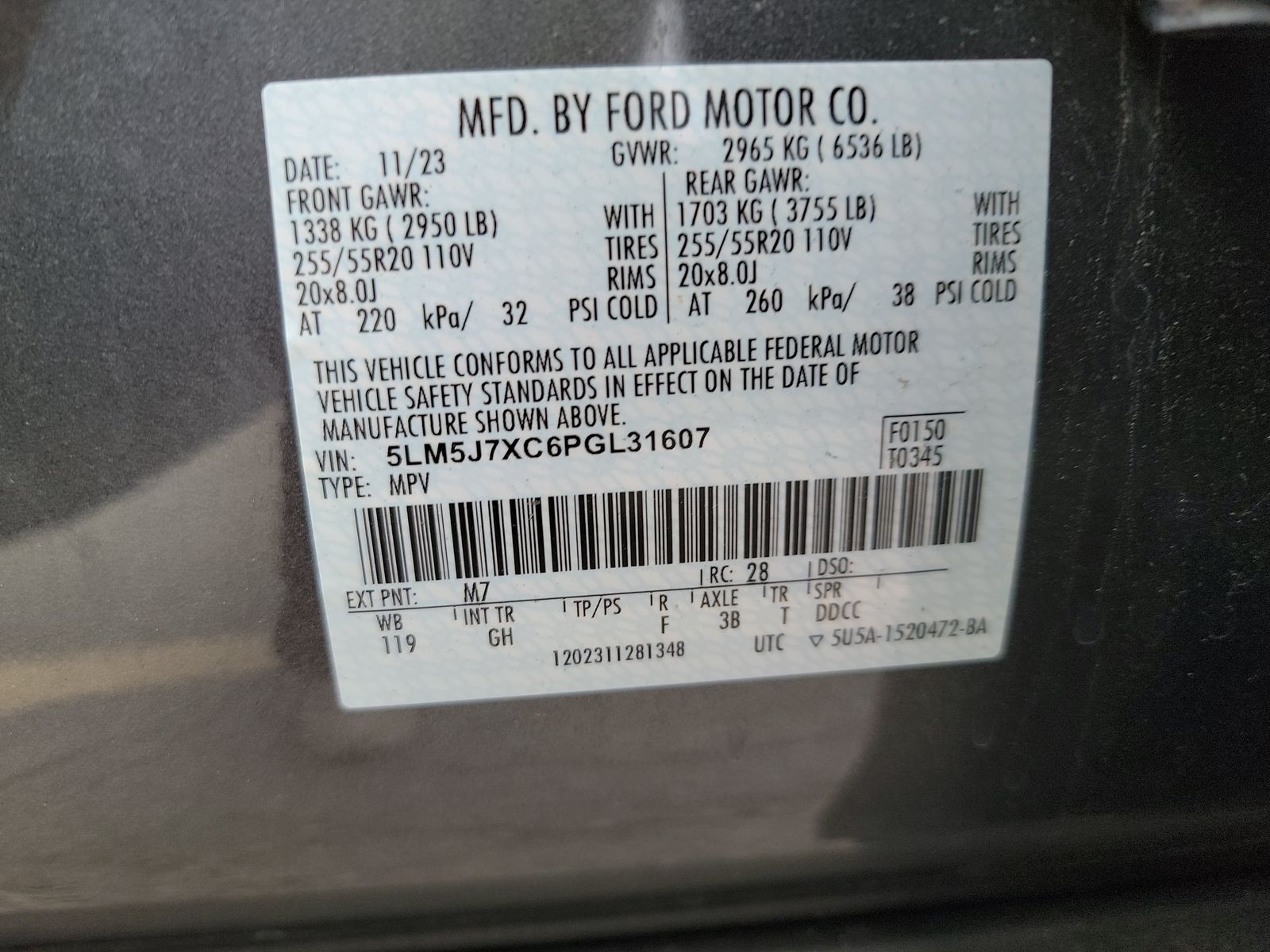 2023 Lincoln Aviator Reserve AWD