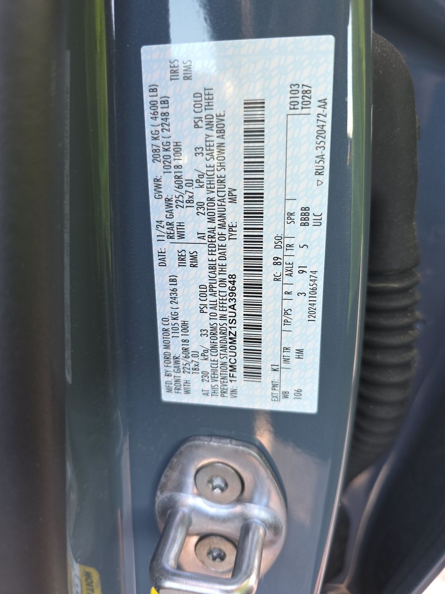 2025 Ford Escape Hybrid ST-Line FWD