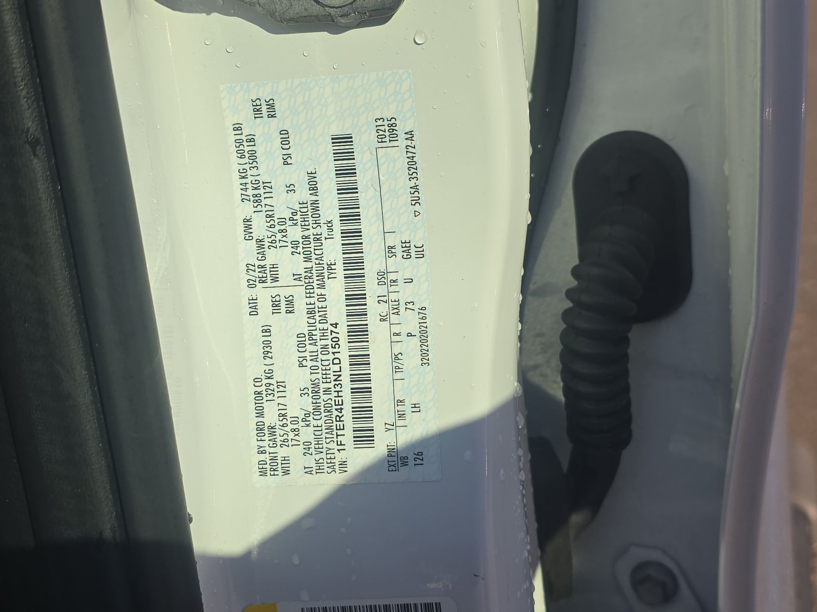 2022 Ford Ranger XLT RWD