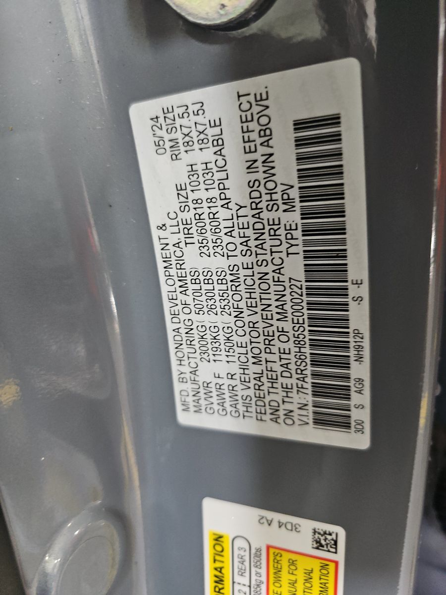 2025 Honda CR-V Hybrid Sport-L AWD