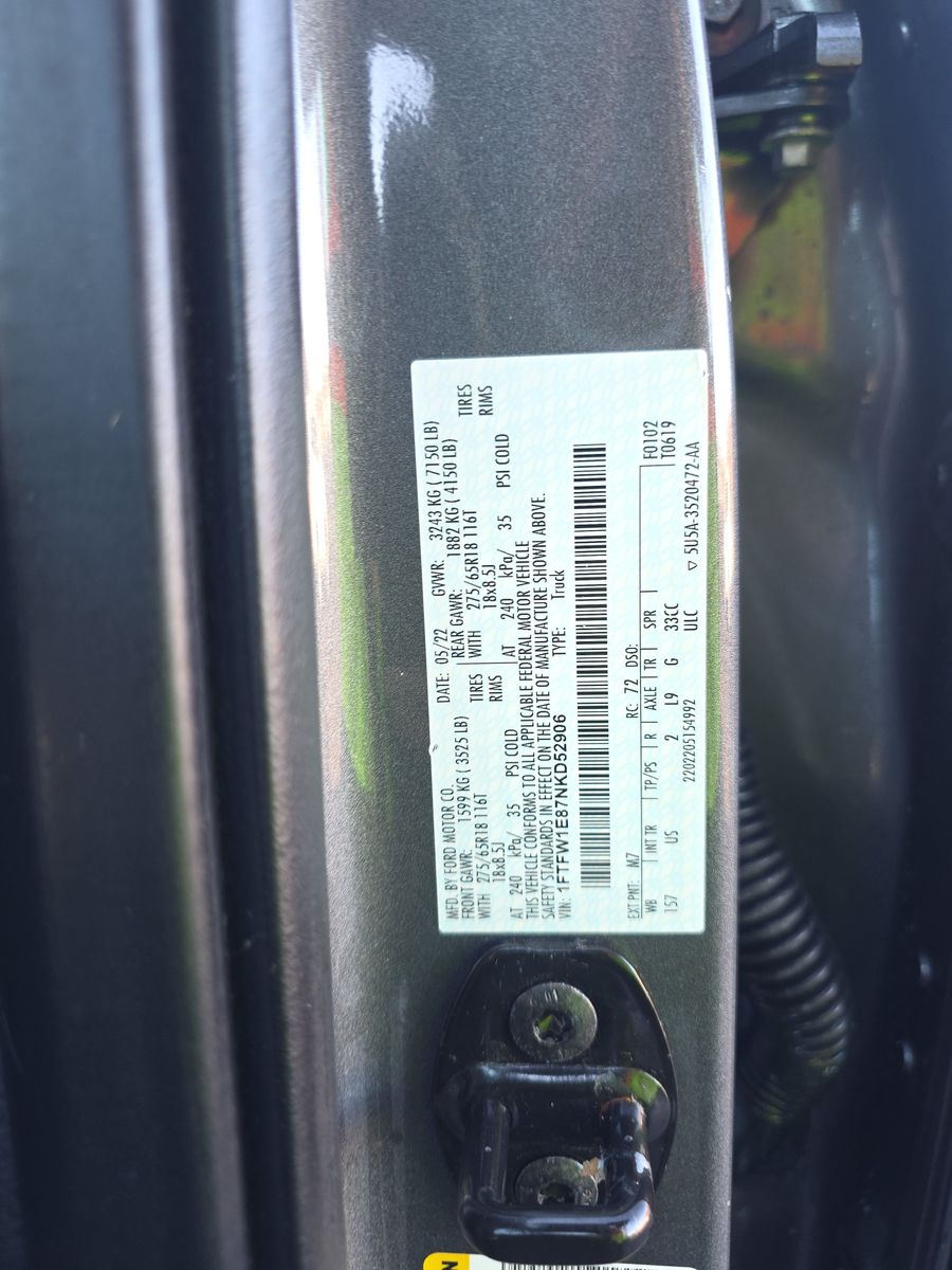 2022 Ford F-150 XLT AWD