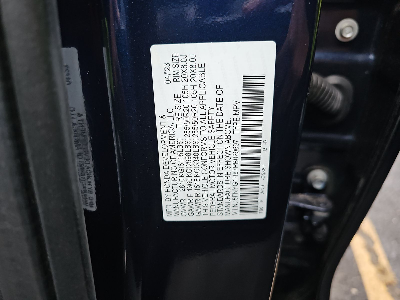 2023 Honda Pilot Elite AWD