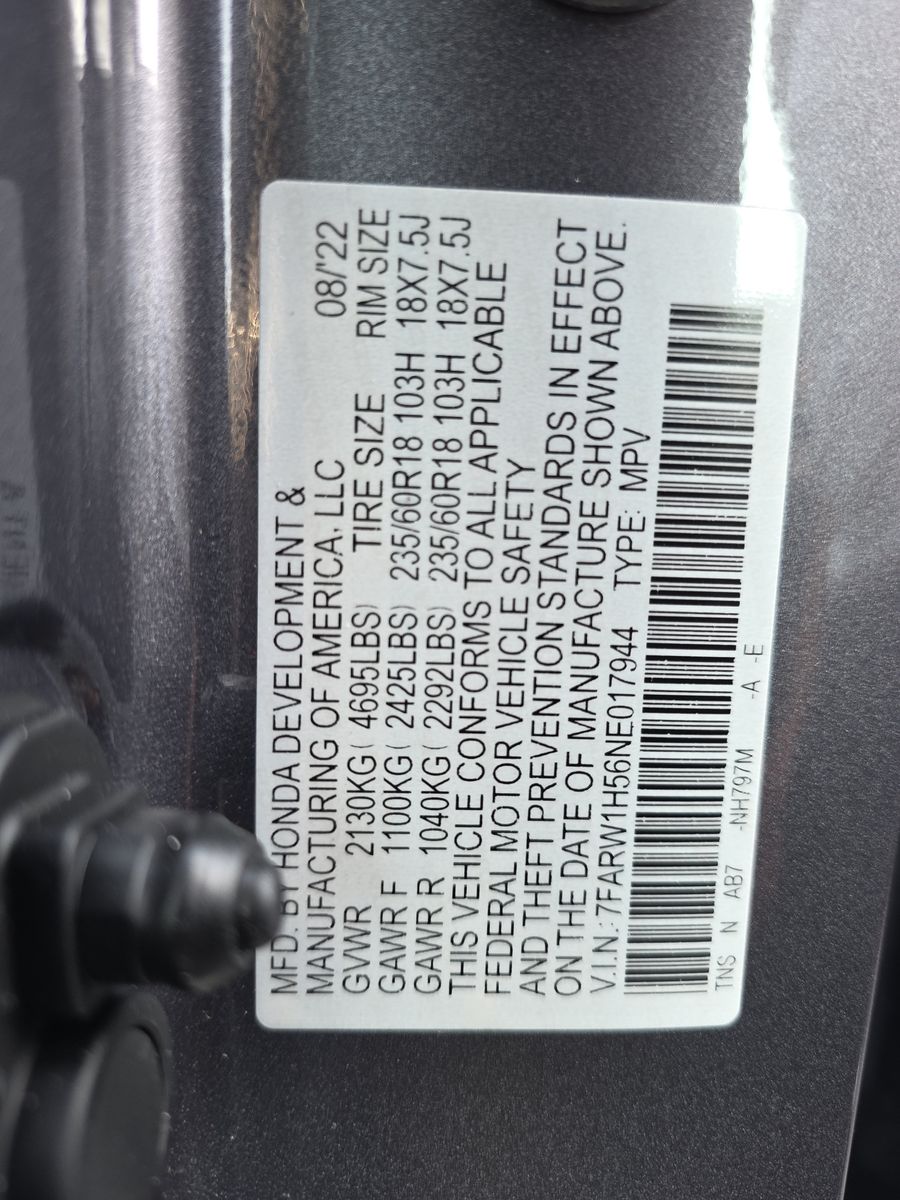 2022 Honda CR-V EX FWD