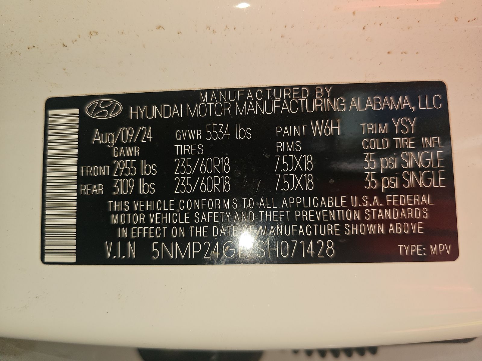 2025 Hyundai Santa Fe SEL FWD