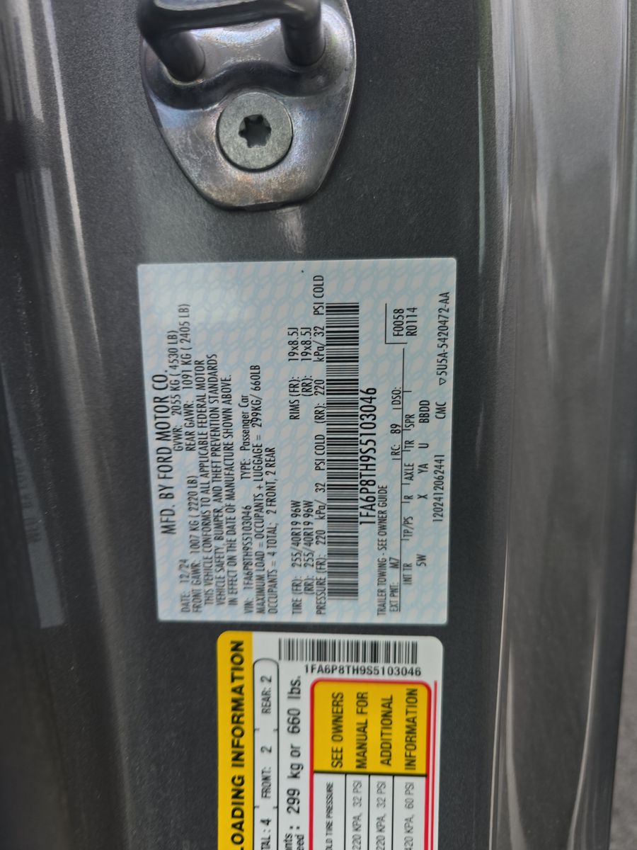 2025 Ford Mustang EcoBoost Premium RWD