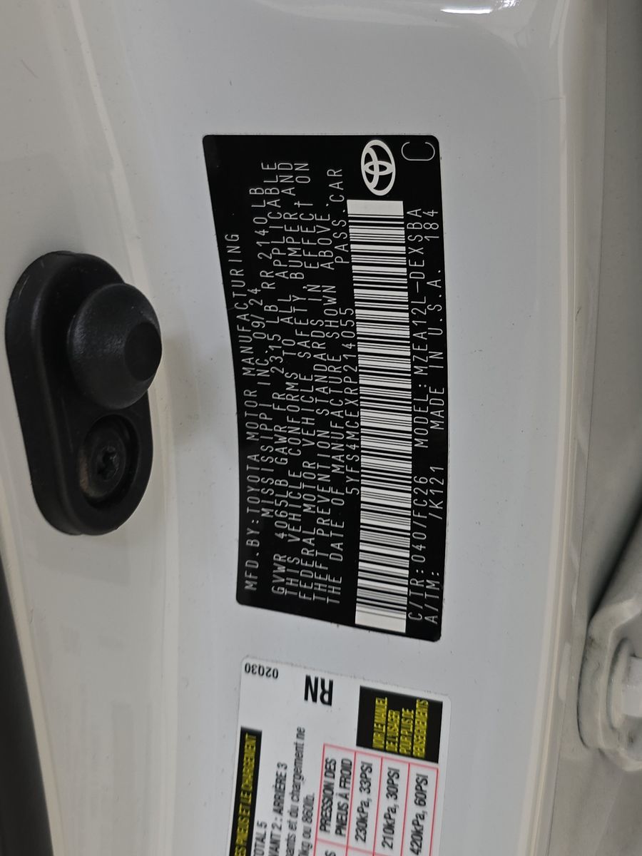 2024 Toyota Corolla SE FWD