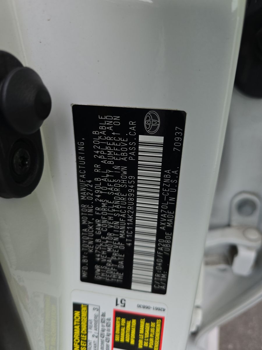 2024 Toyota Camry LE FWD