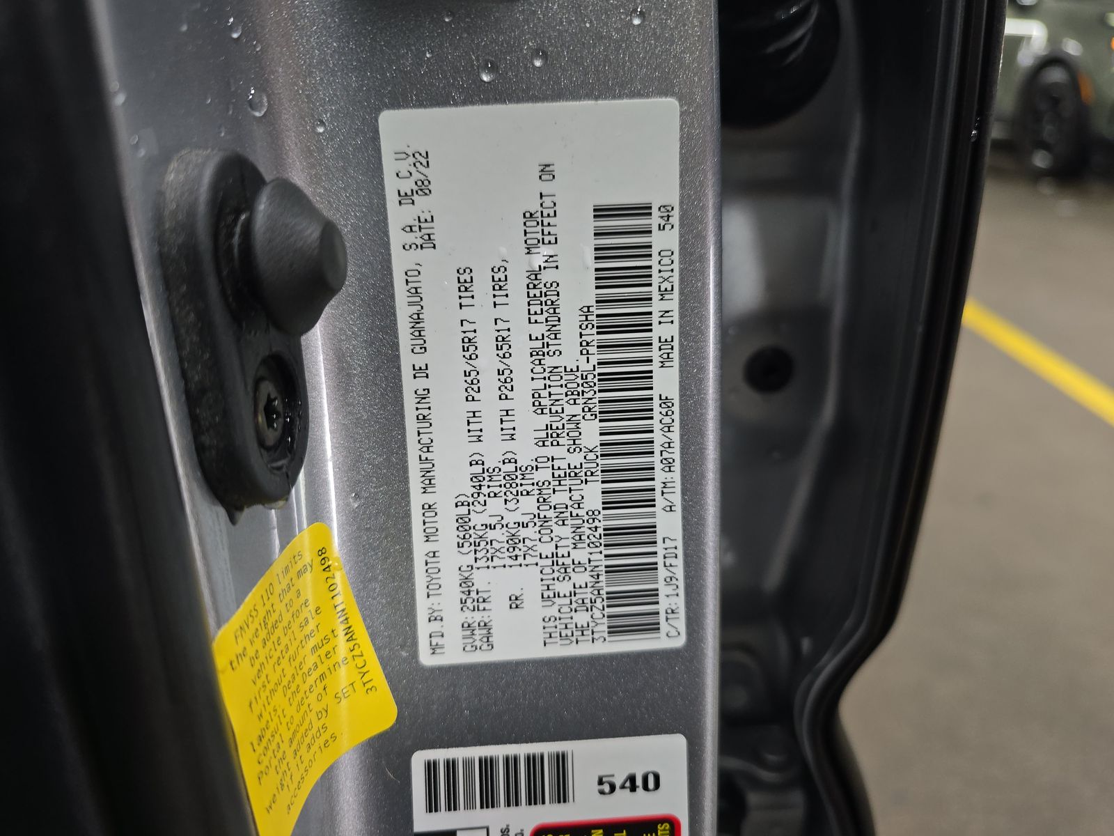 2022 Toyota Tacoma TRD Sport AWD