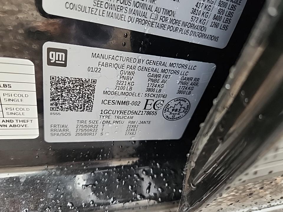 2022 Chevrolet Silverado 1500 High Country AWD