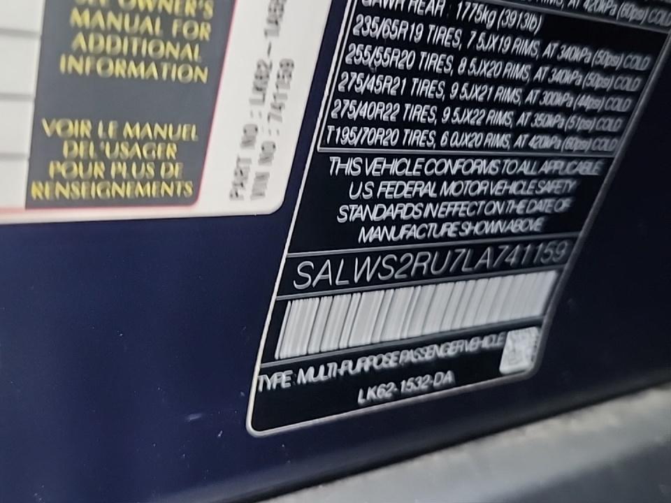 2020 Land Rover Range Rover Sport HST AWD